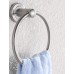 Renovatsh 304 Stainless Steel Bathroom Towel Ring-Ring Metal Ornaments Towel Ring Towel Rack Towel Ring Round 304 Brushed Stainless Steeldurable Modern Minimalist Decoration Quality Assurance Beaut - B079WTG48Q